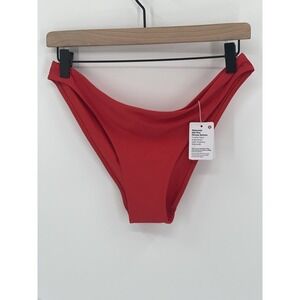 New Lululemon Bikini Bottom Waterside‎ Mid Rise Skimpy Swim True Red XL